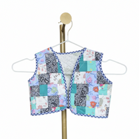 Handmade Patchwork Quilted Kids Vest (Brand New)