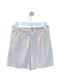 Cream Corduroy High-Waisted Shorts – Size XS