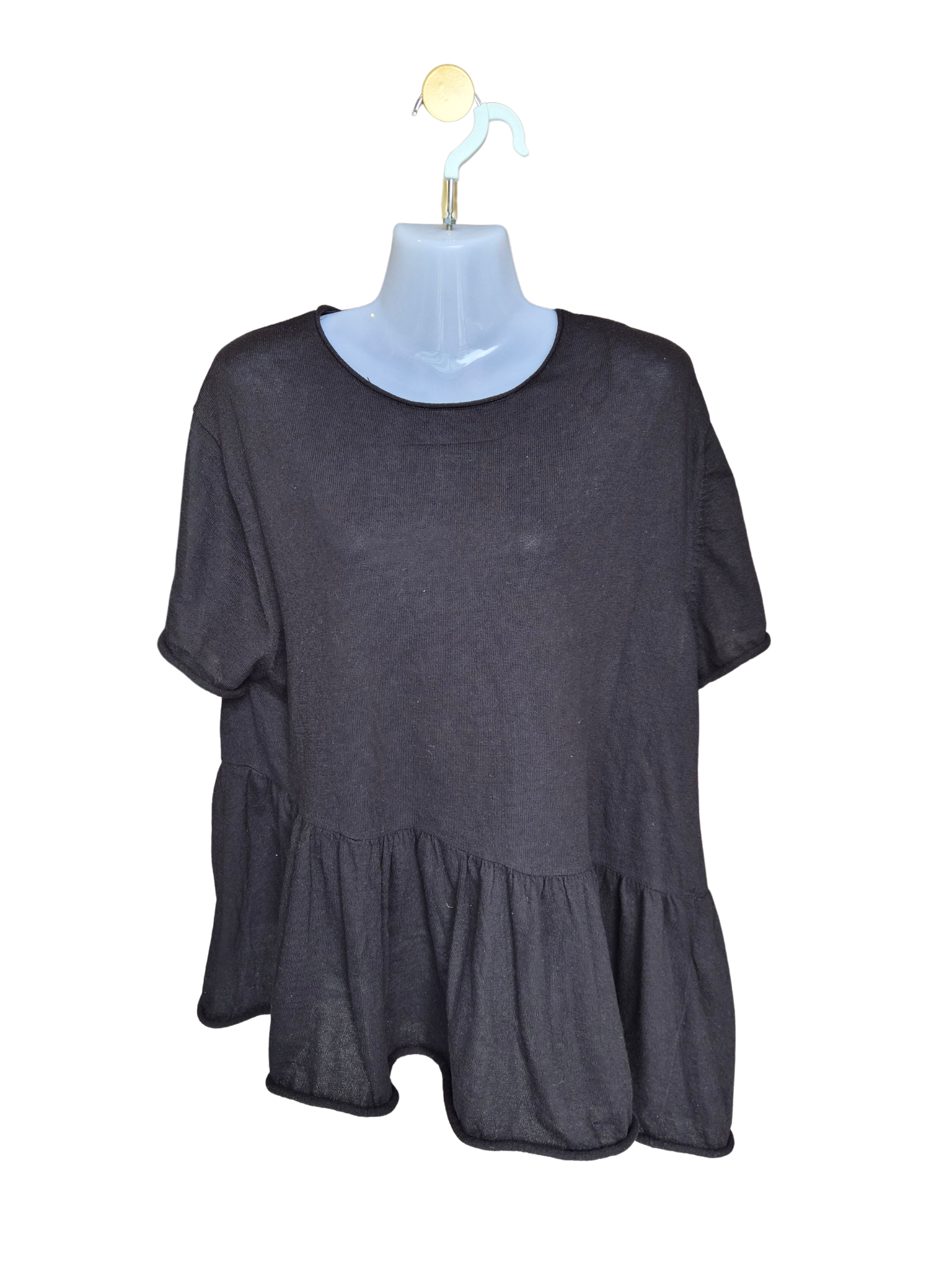 ZARA Knit Peplum Top – Size S