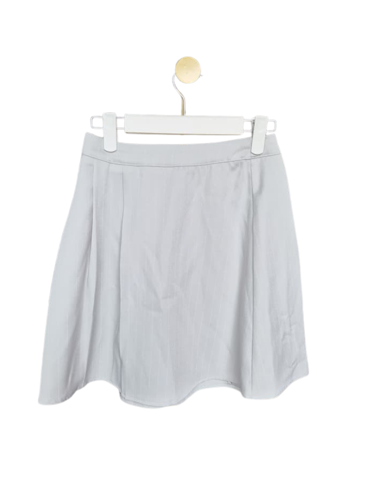 ZALORA Work Light Grey A-Line Skirt – Size XS