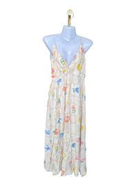 Lez a Lez Tropical Print Maxi Dress – Size M