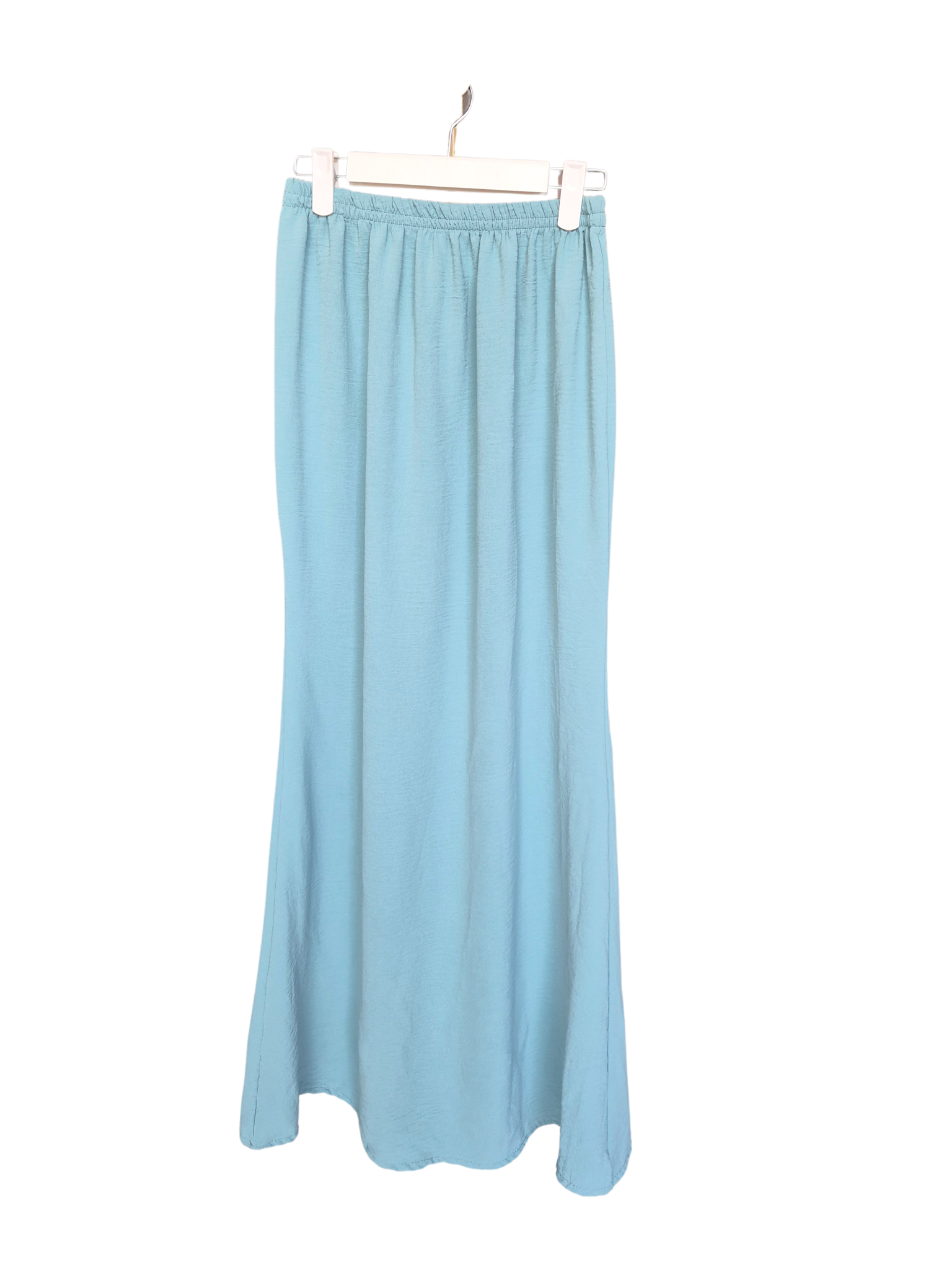 Flowy Sky Blue Maxi Skirt – Size L