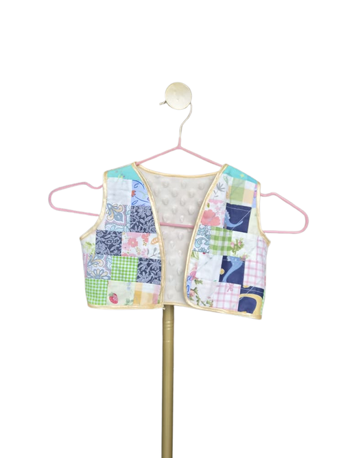 Handmade Patchwork Quilted Kids Vest (Brand New)