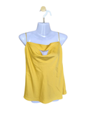 Yellow Satin Cowl Neck Cami – Size S