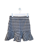 Trendyol Houndstooth Ruffle Mini Skirt – Size XXS (EU 32)