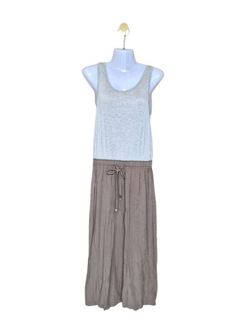 Witchery Fourteen Grey & Taupe Maxi Dress – Size 14