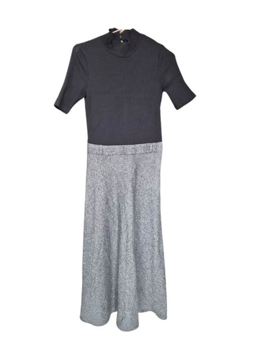 MNG Colour Block Knit Midi Dress – Size XS