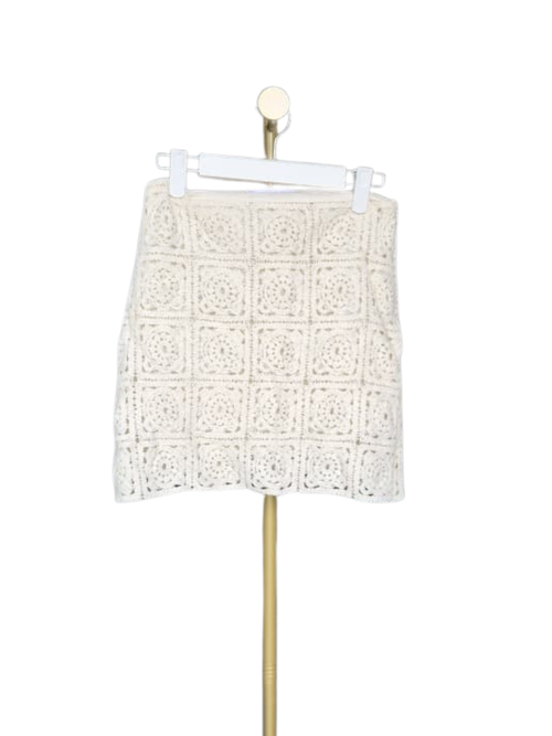 Mango (MNG) Crochet Knit Mini Skirt – Size XS (Brand new)