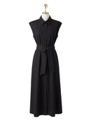 Mango (MNG) Black Sleeveless Shirt Dress – Size XS