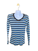 Goggles Blue Striped Long Sleeve Top – Size L