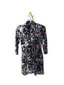 Zara Trafaluc Black Sequin Wrap Dress – Size S