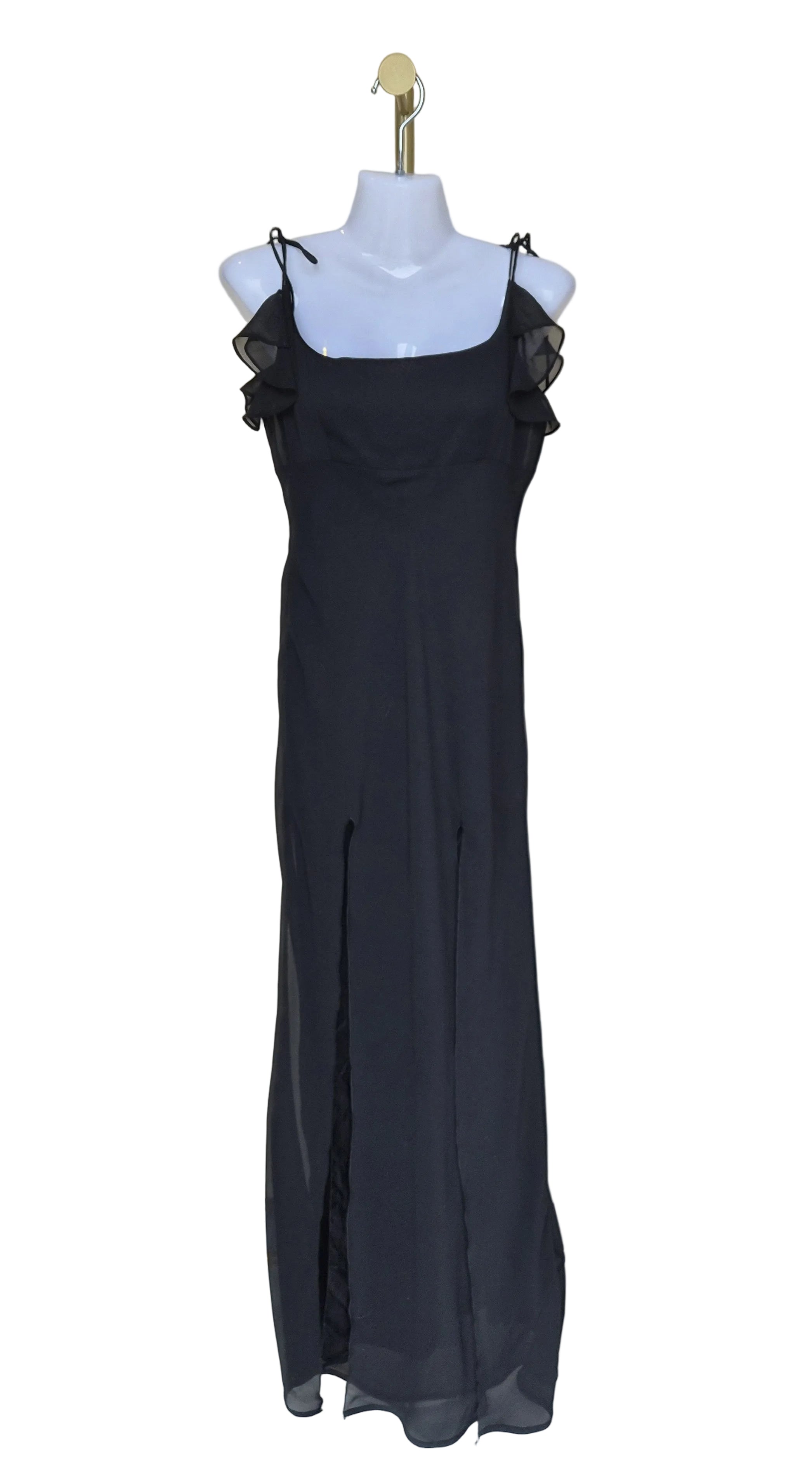 Yen Black Evening Maxi Dress (M)