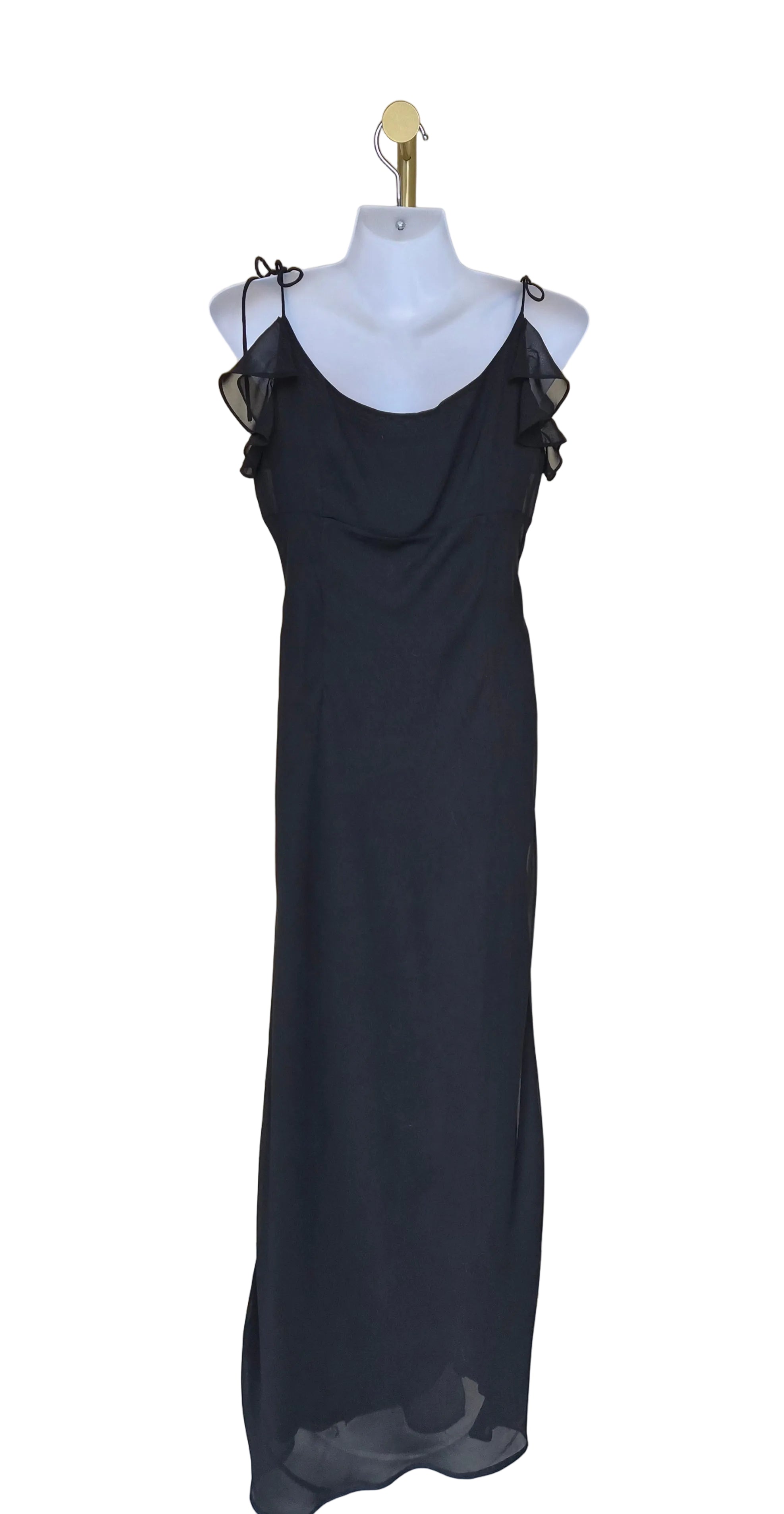 Yen Black Evening Maxi Dress (M)