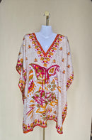 Bohemian Floral Kaftan Tunic (M)