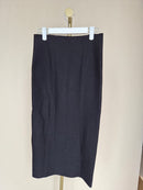 Black Midi Pencil Skirt (S/M)