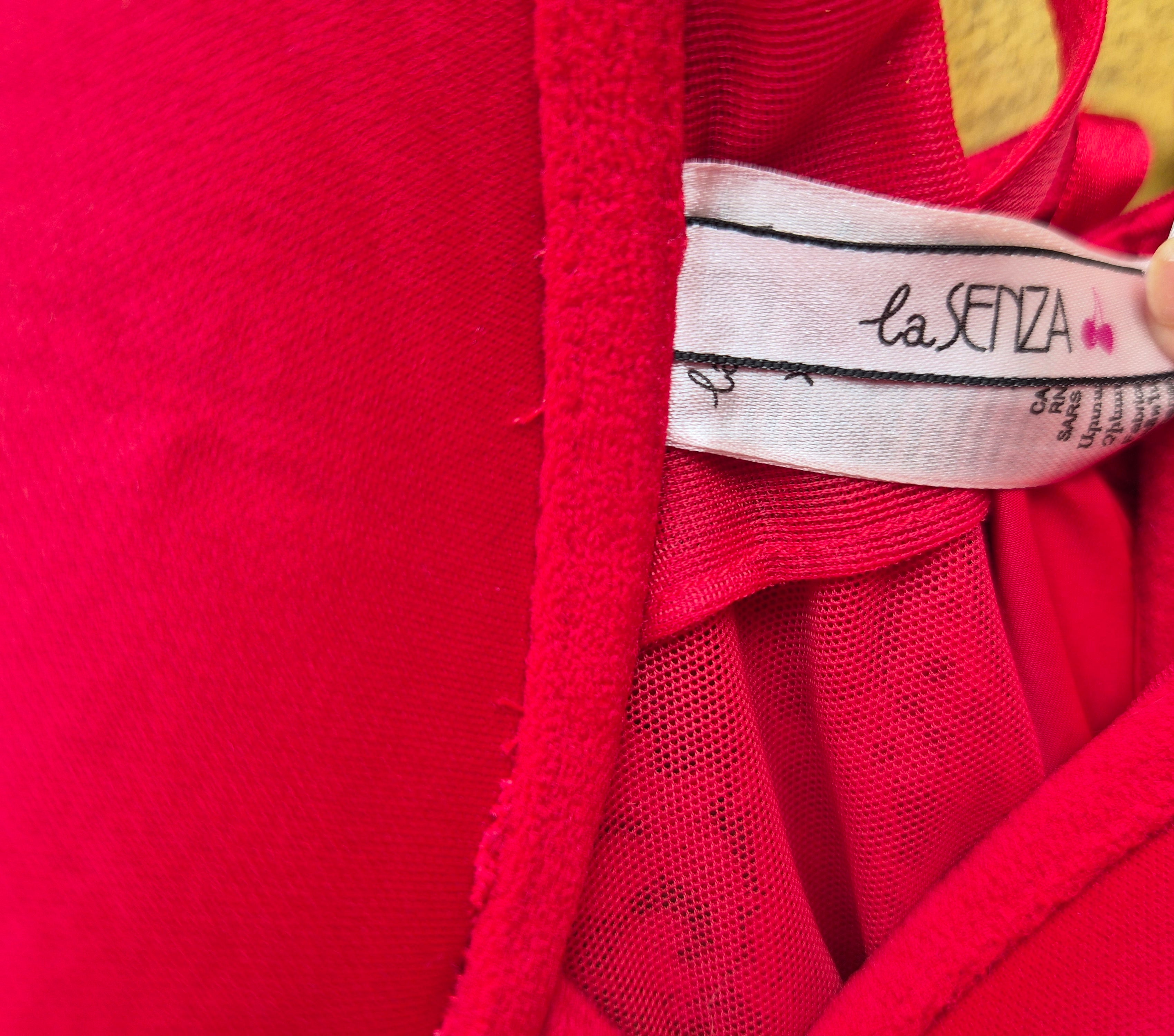 La Senza Red Lace Bustier Cami – Size S