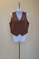 SHEIN Tailored Brown Waistcoat Vest – Size L