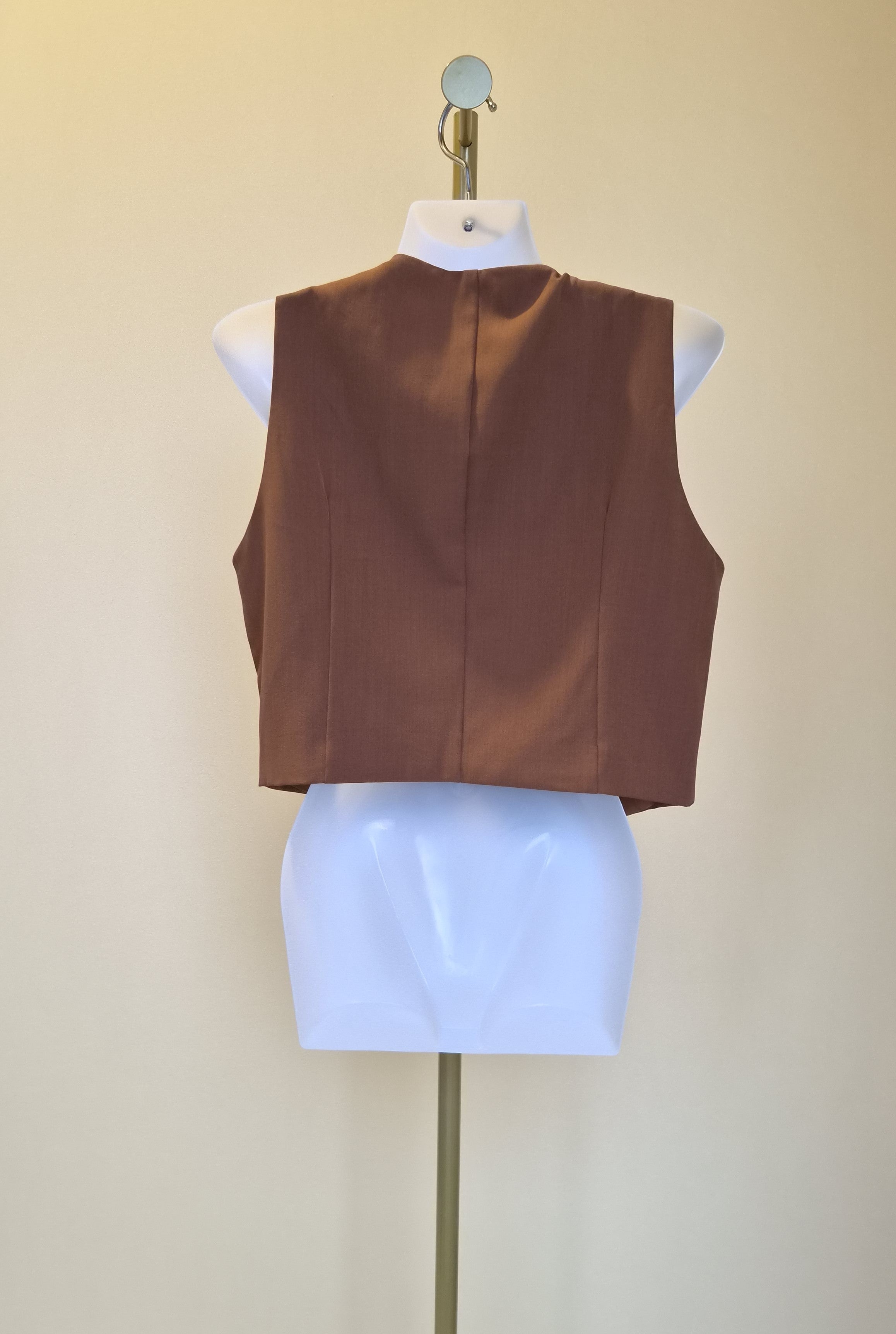 SHEIN Tailored Brown Waistcoat Vest – Size L