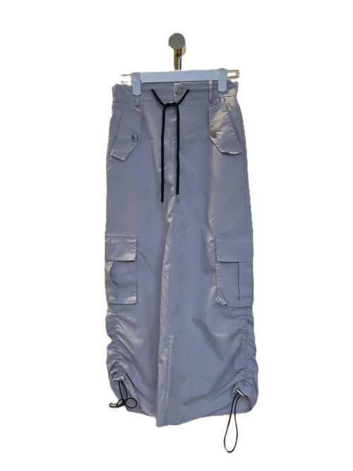 Keltis Grey Utility Cargo Maxi Skirt – Size S