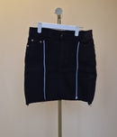 GBJ Black Denim Mini Skirt – Size L
