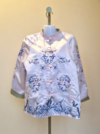 Traditional Embroidered Satin Jacket – Size 3