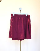 Burgundy Flowy Skort – Size L