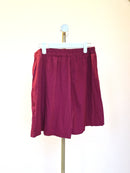 Burgundy Flowy Skort – Size L