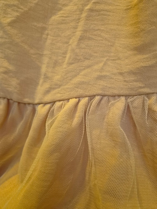 Mustard Yellow Tiered Cami Dress – Size XL