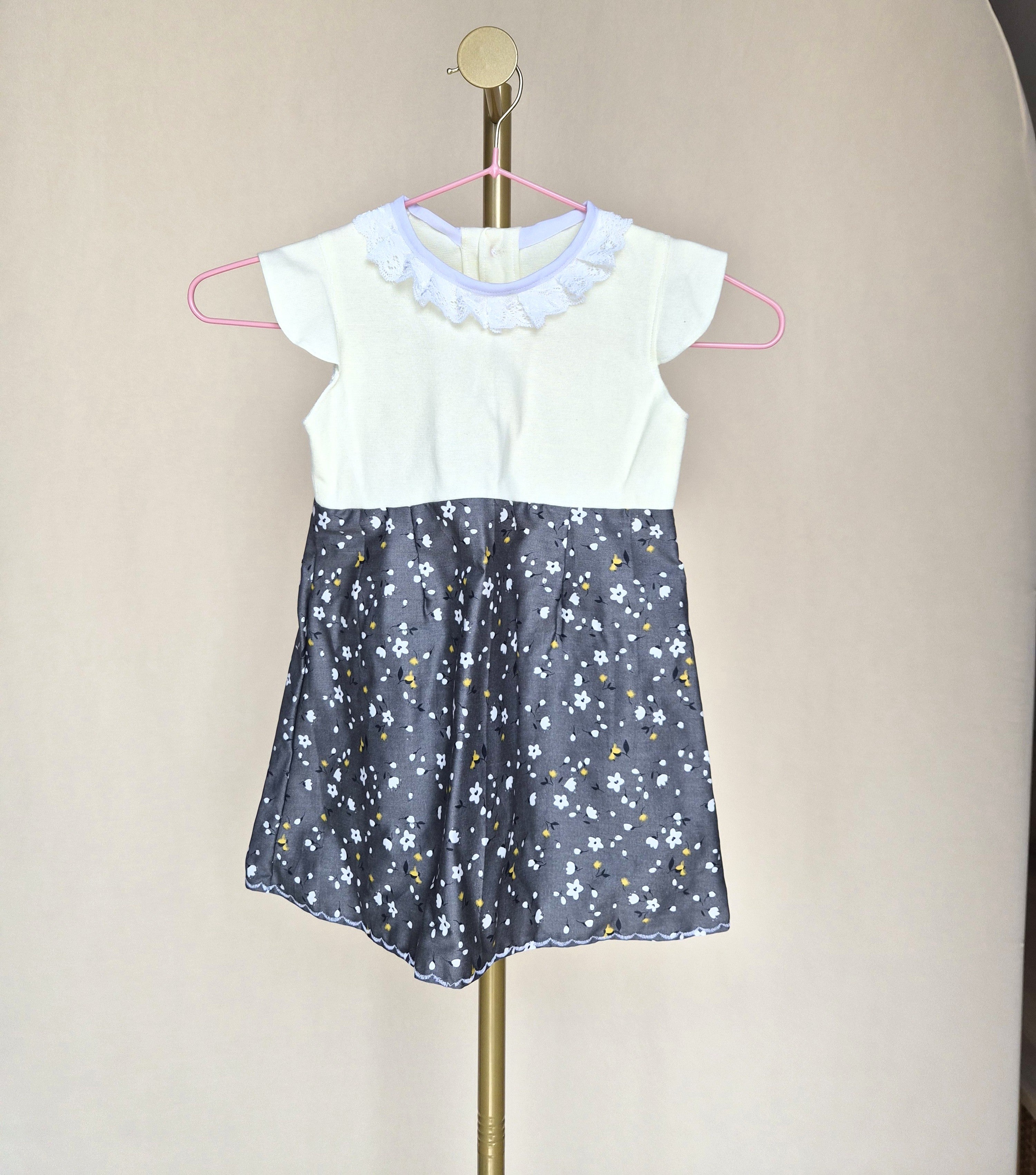 Handmade Baby Floral Dress – Approx. Size 2-3 years