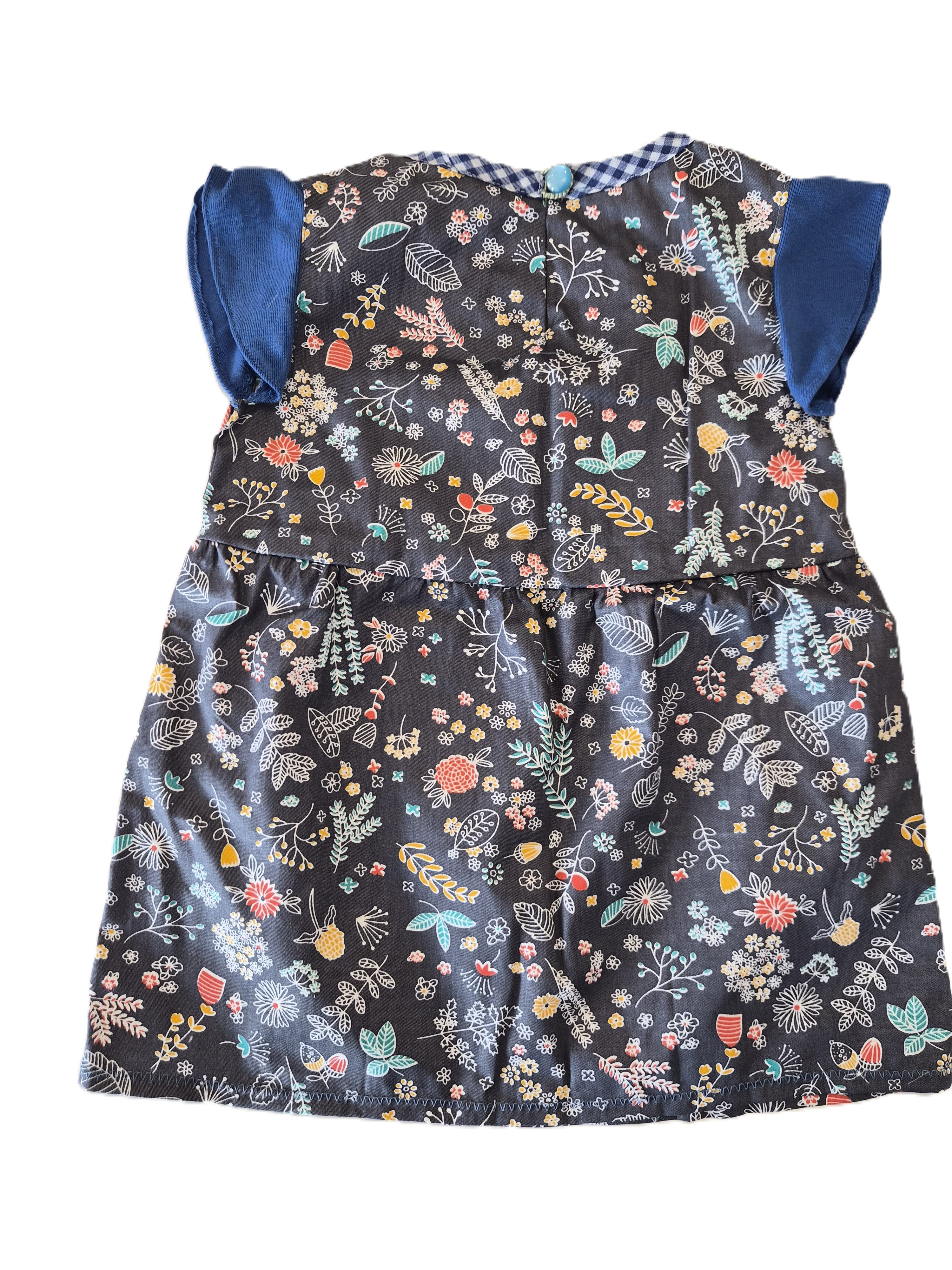 Handmade Floral Baby Dress – Brand New