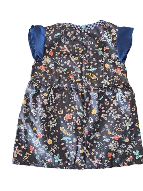 Handmade Floral Baby Dress – Brand New
