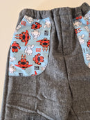 Handmade Baymax Print Kids Jogger Pants (2–3 Years)
