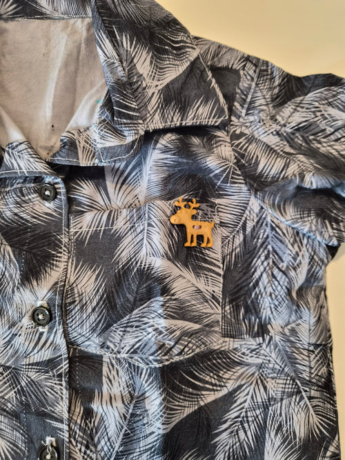 Handmade Tropical Print Kids Shirt (2–3 Years)