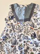 Handmade Botanical Print Girls Dress – Brand New (Size 4-5)