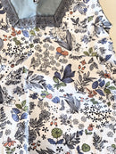 Handmade Botanical Print Girls Dress – Brand New (Size 4-5)