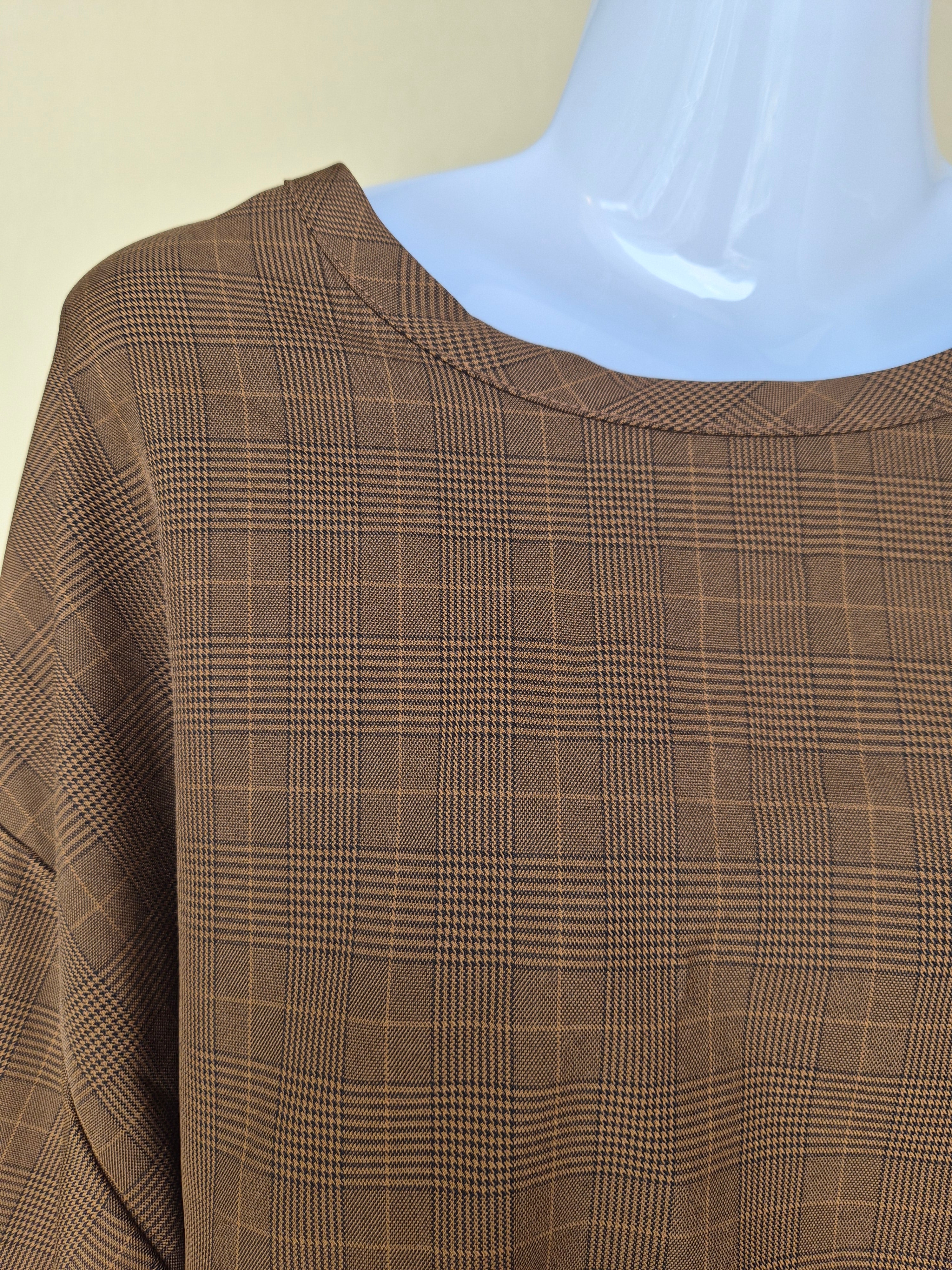 FILANTO Plaid Blouse – Size L