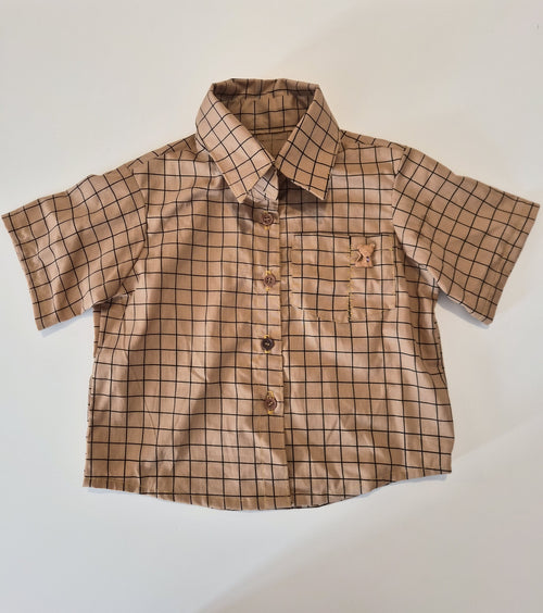 Handmade Boys' Checked Shirt (Brand New)