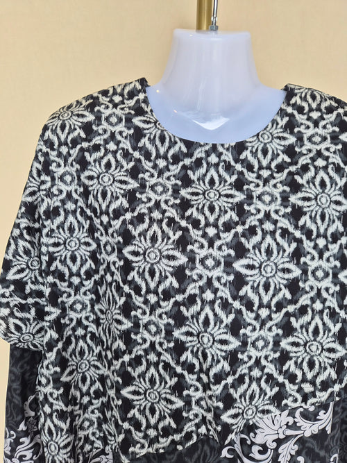 Batik Keris Cotton Print Blouse – 2XL