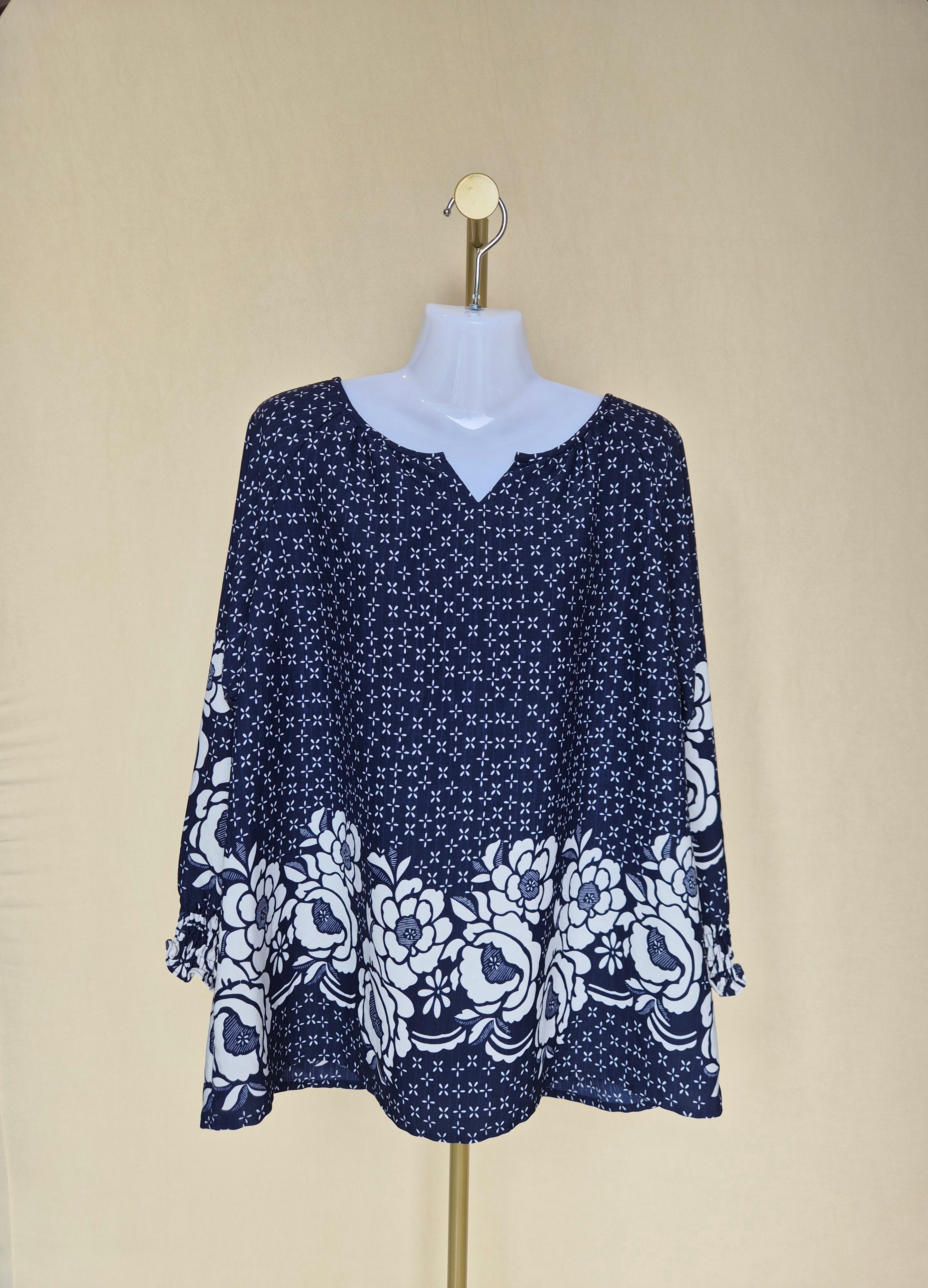 Ms. Read Floral Print Blouse – UK16 / US12 (L)