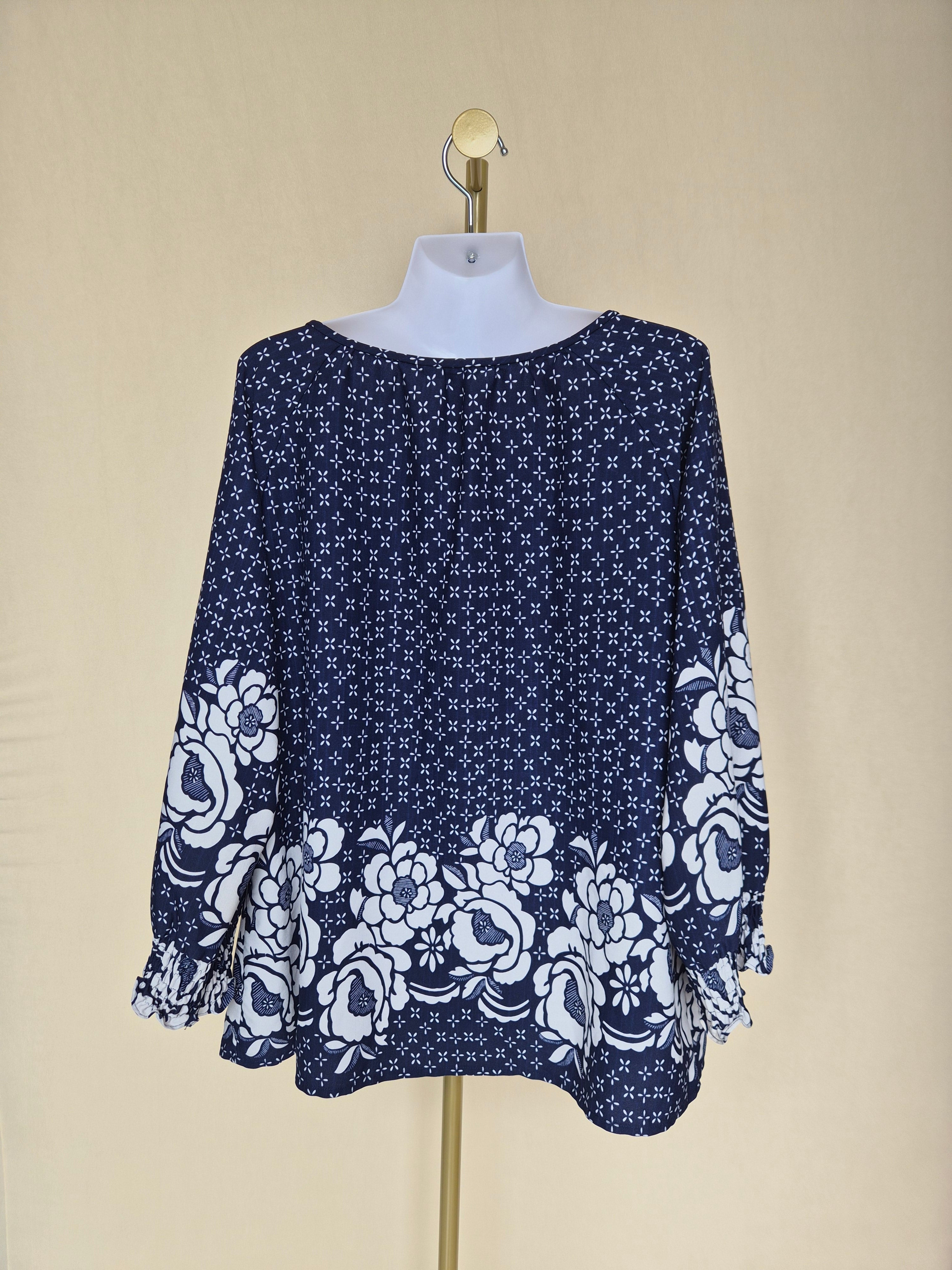 Ms. Read Floral Print Blouse – UK16 / US12 (L)