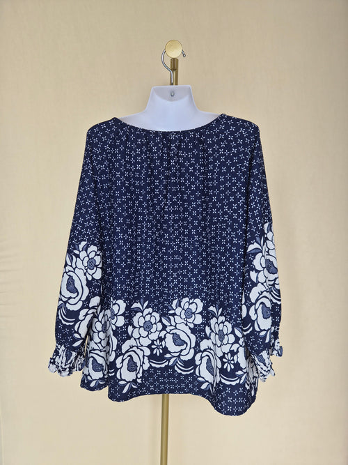 Ms. Read Floral Print Blouse – UK16 / US12 (L)