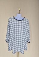 Ms. Read Grid Print Top – UK16 / US12 (L)