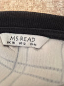 Ms. Read Grid Print Top – UK16 / US12 (L)