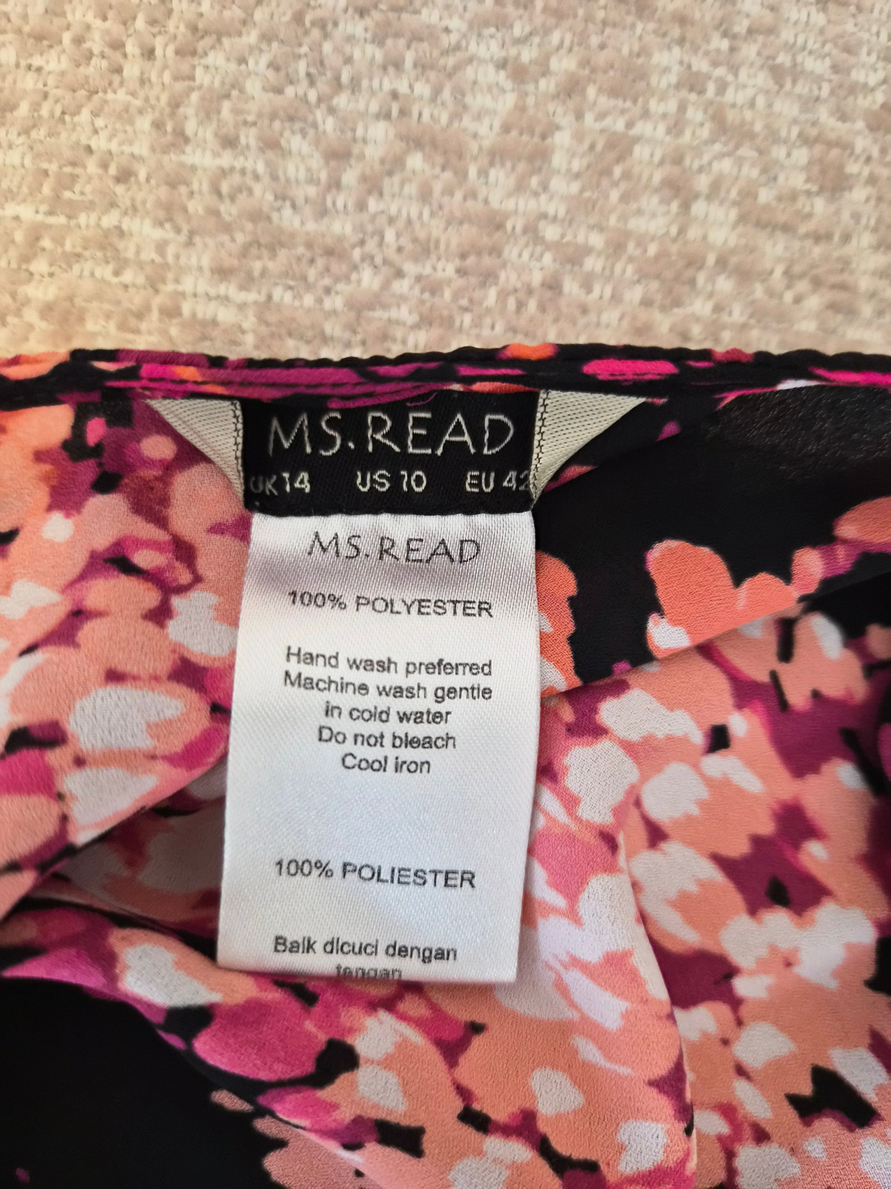 MS. READ Floral Blouse – Size UK 14 (L)