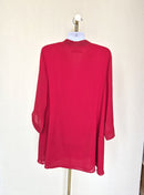 MS. READ Red Tunic Blouse (Size 18 XL)
