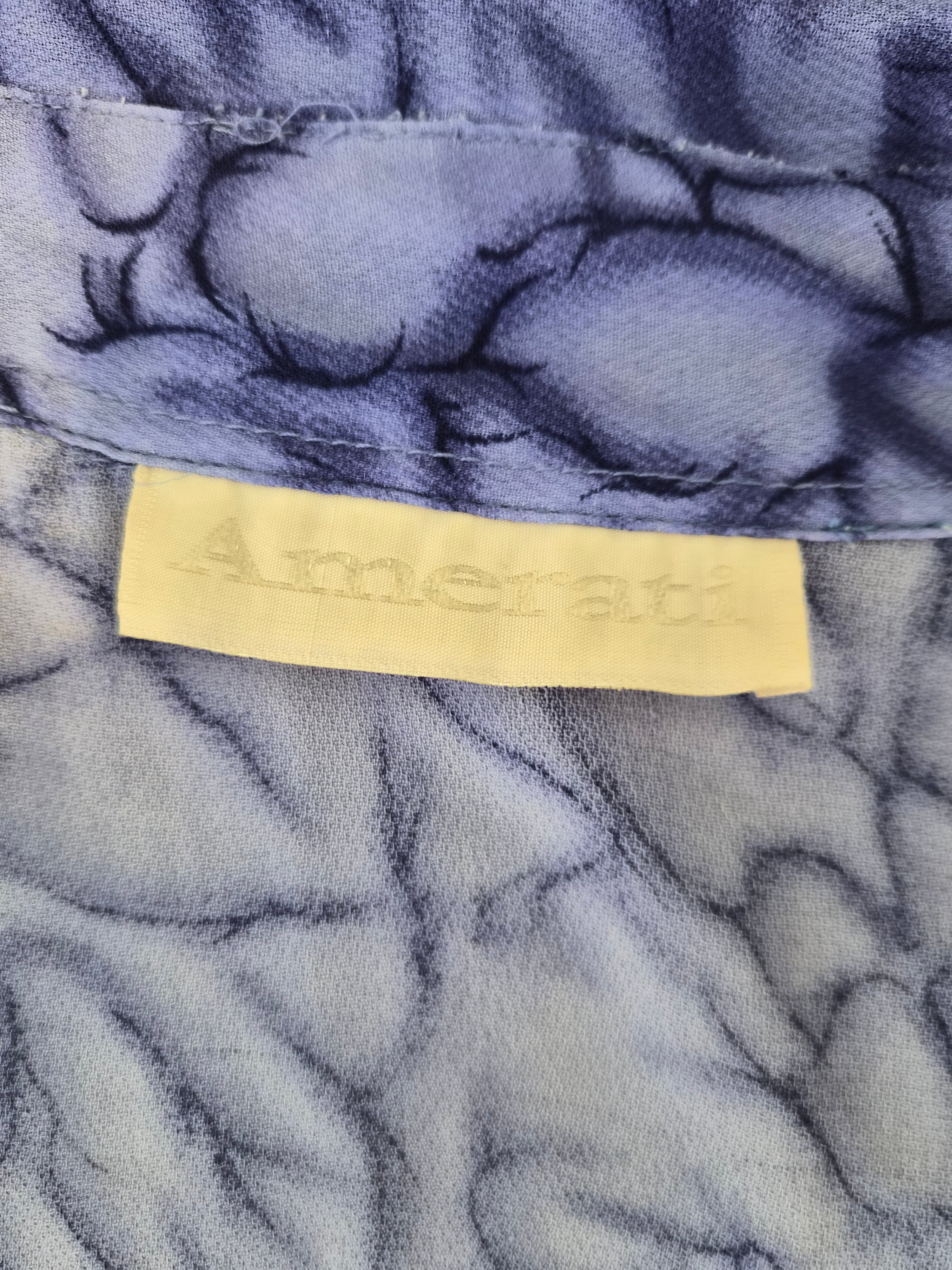 Amerati Lavender Printed Blouse -Free Size