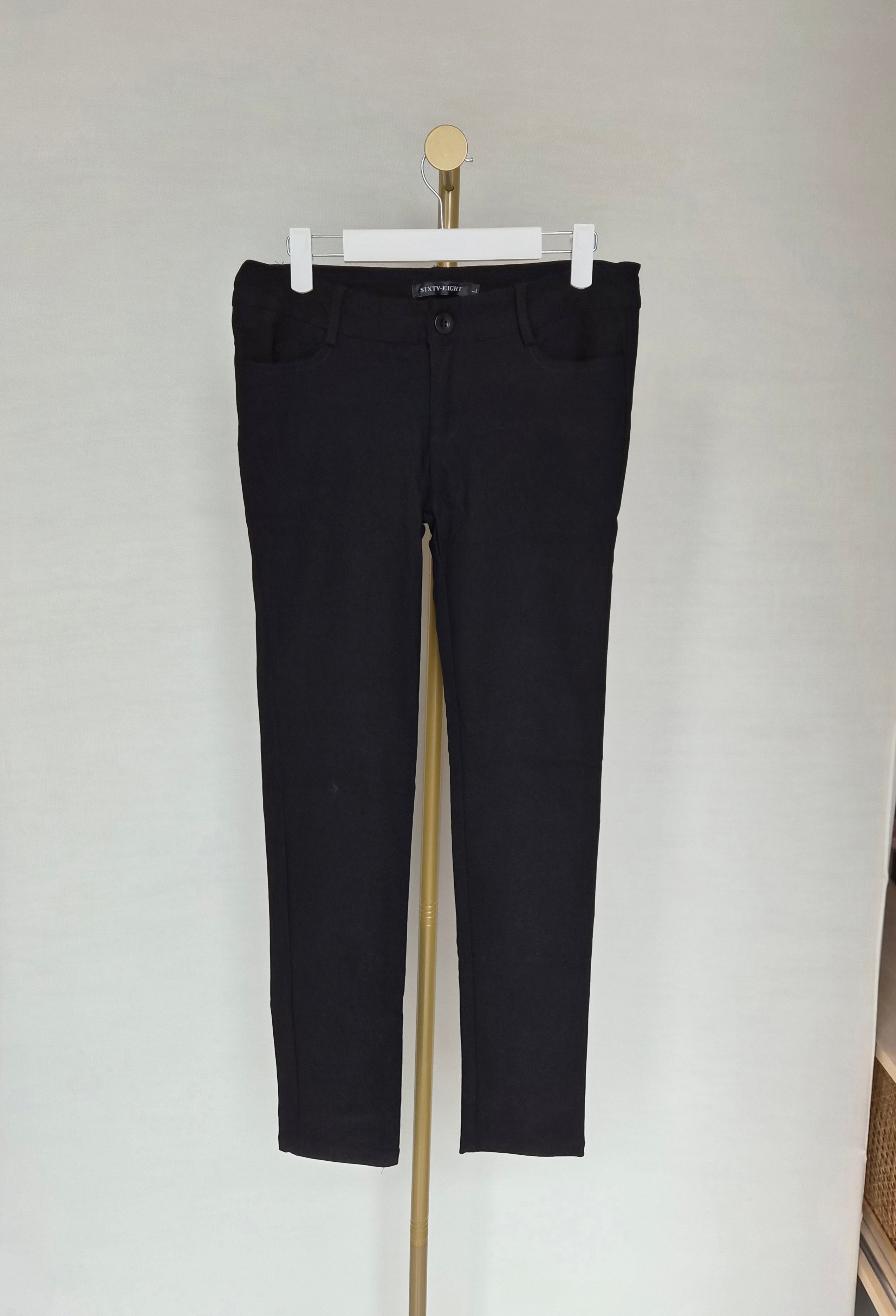 6IXTY8IGHT Black Skinny Pants – Size L