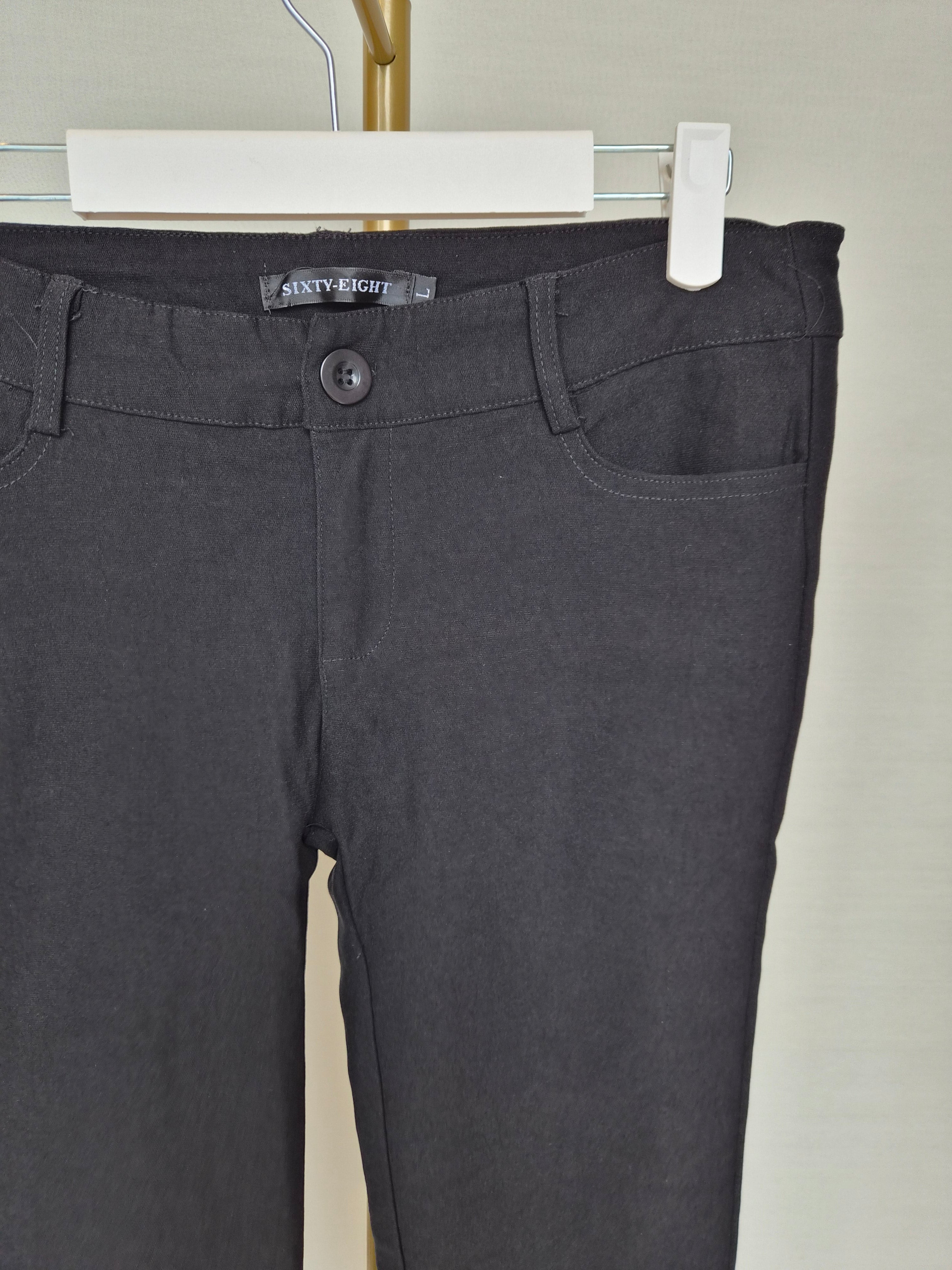 6IXTY8IGHT Black Skinny Pants – Size L