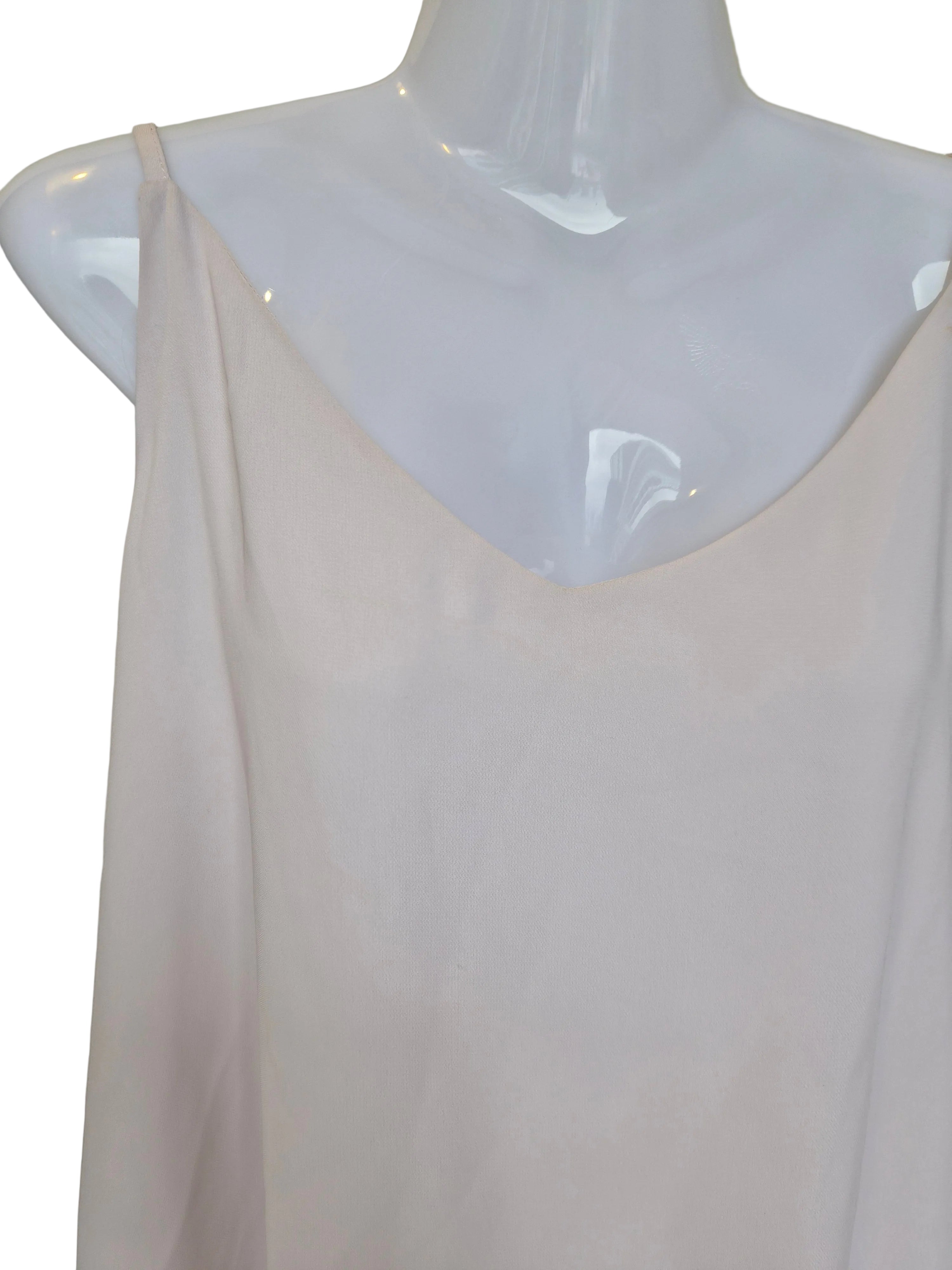 Blush Pink Adjustable Strap Cami Top Free Size