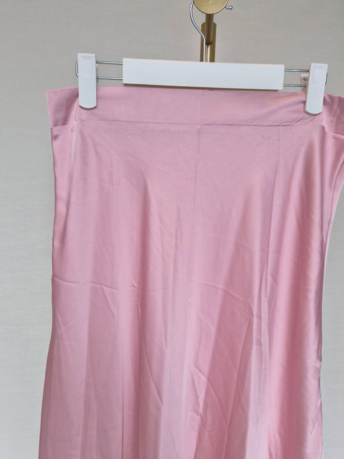 Lovito Satin Midi Skirt – Pink (Size L / EU 38 / US 8) Brand New